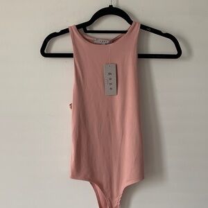 Gaze Blush Pink Top bodysuit sleeveless tank nwt